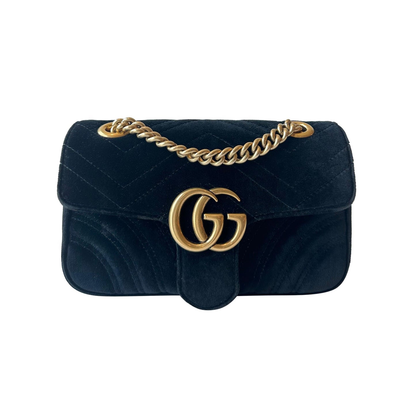 Gucci Chain Leather Shoulder Bag