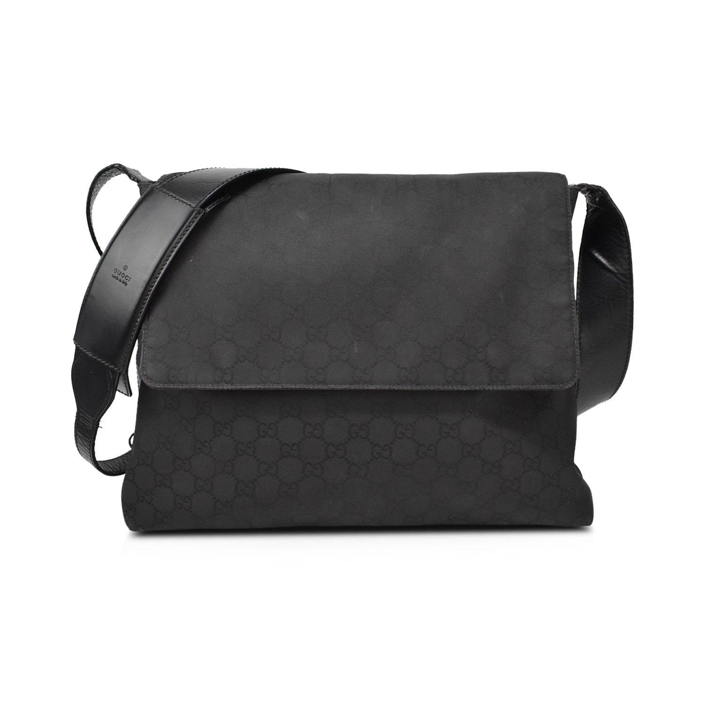 Gucci Monogram Nylon Leather Crossbody