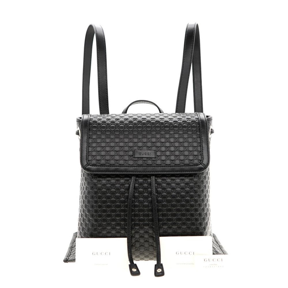 Gucci Monogram Leather Canvas Crossbody