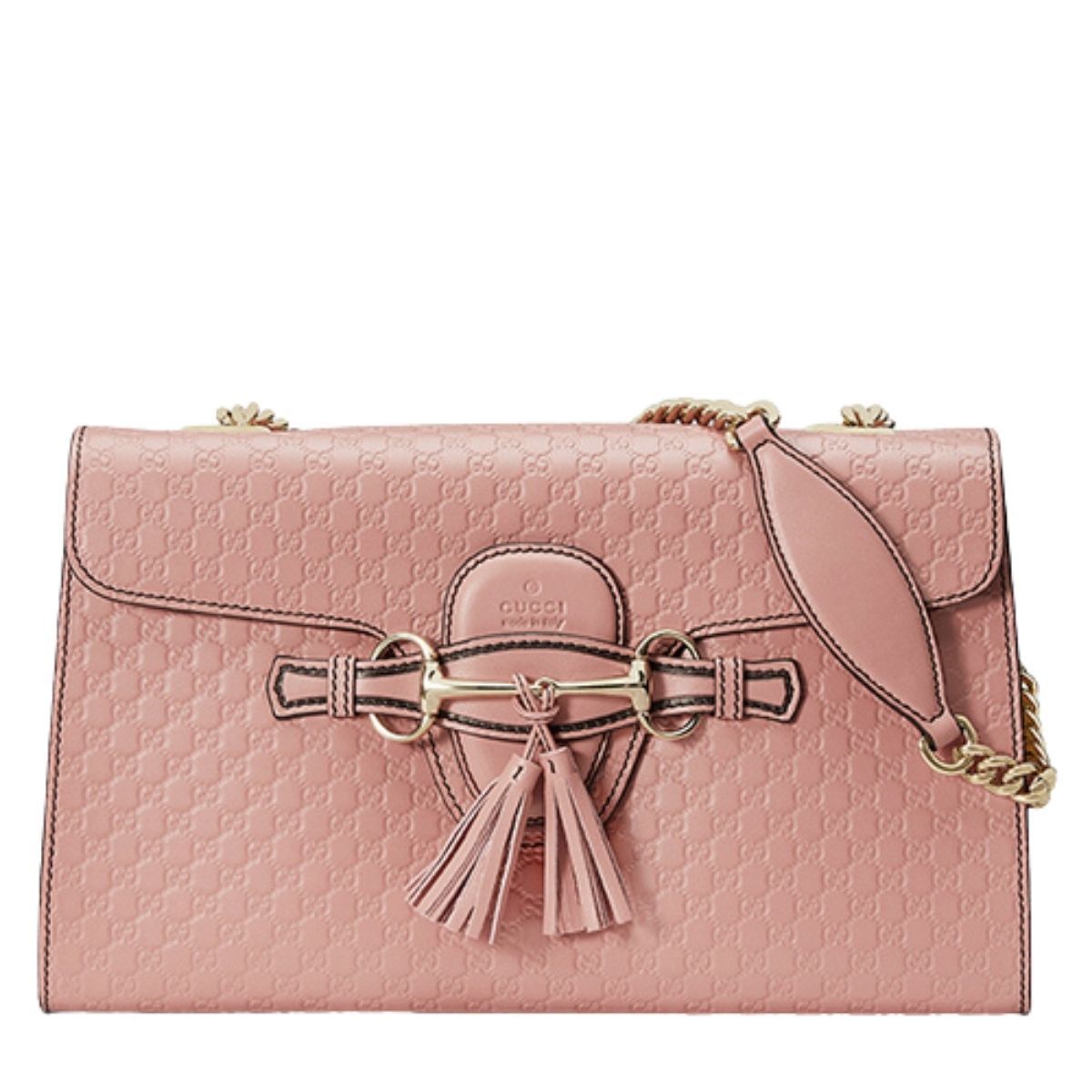 Gucci Leather Monogram Shoulder Bag Style 4