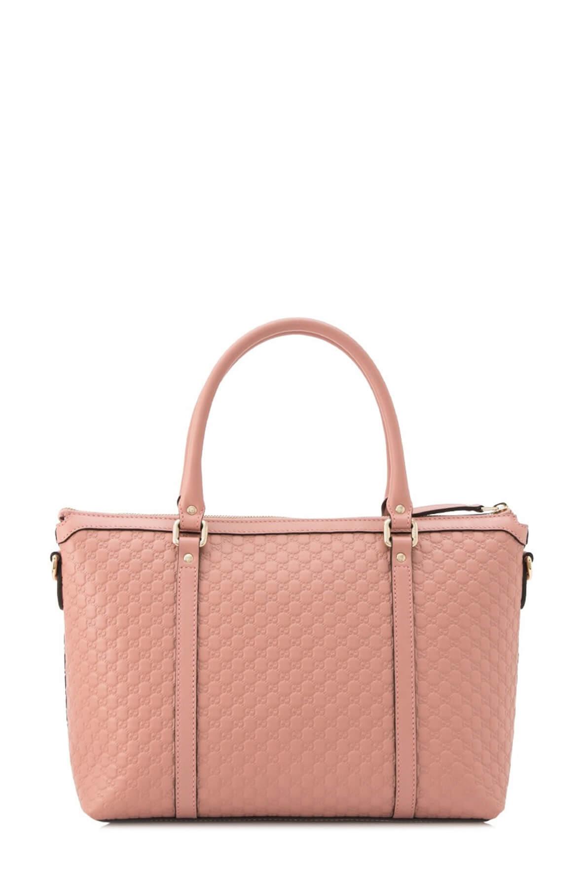 Gucci Guccissima Pink Leather Tote Style 3