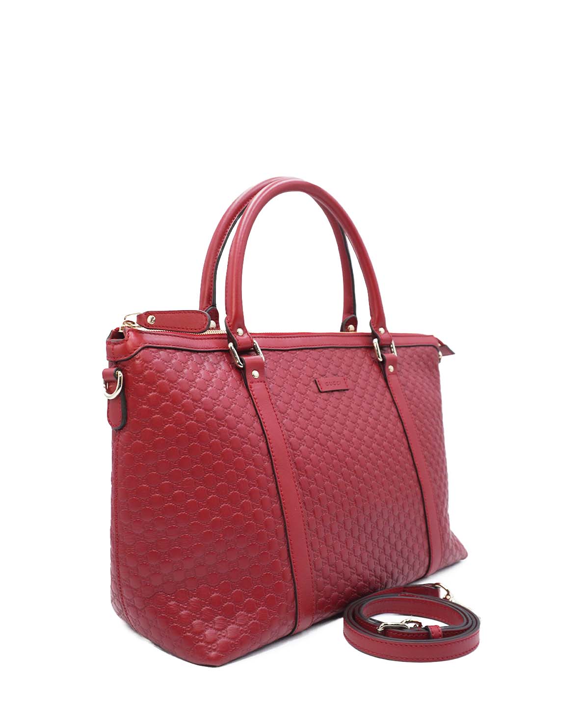 Gucci Leather Top Handle Tote