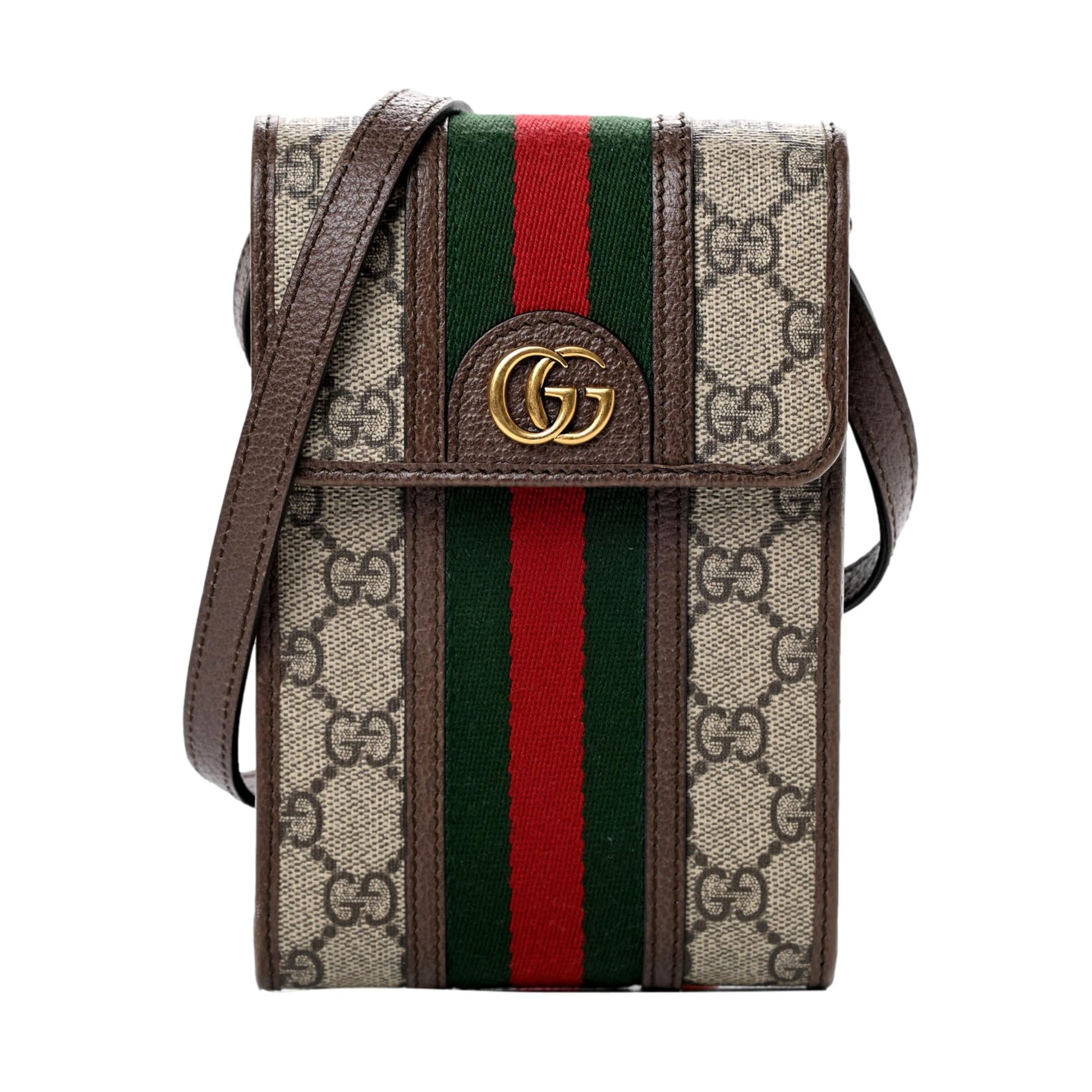 Gucci Monogram Leather Mini Crossbody