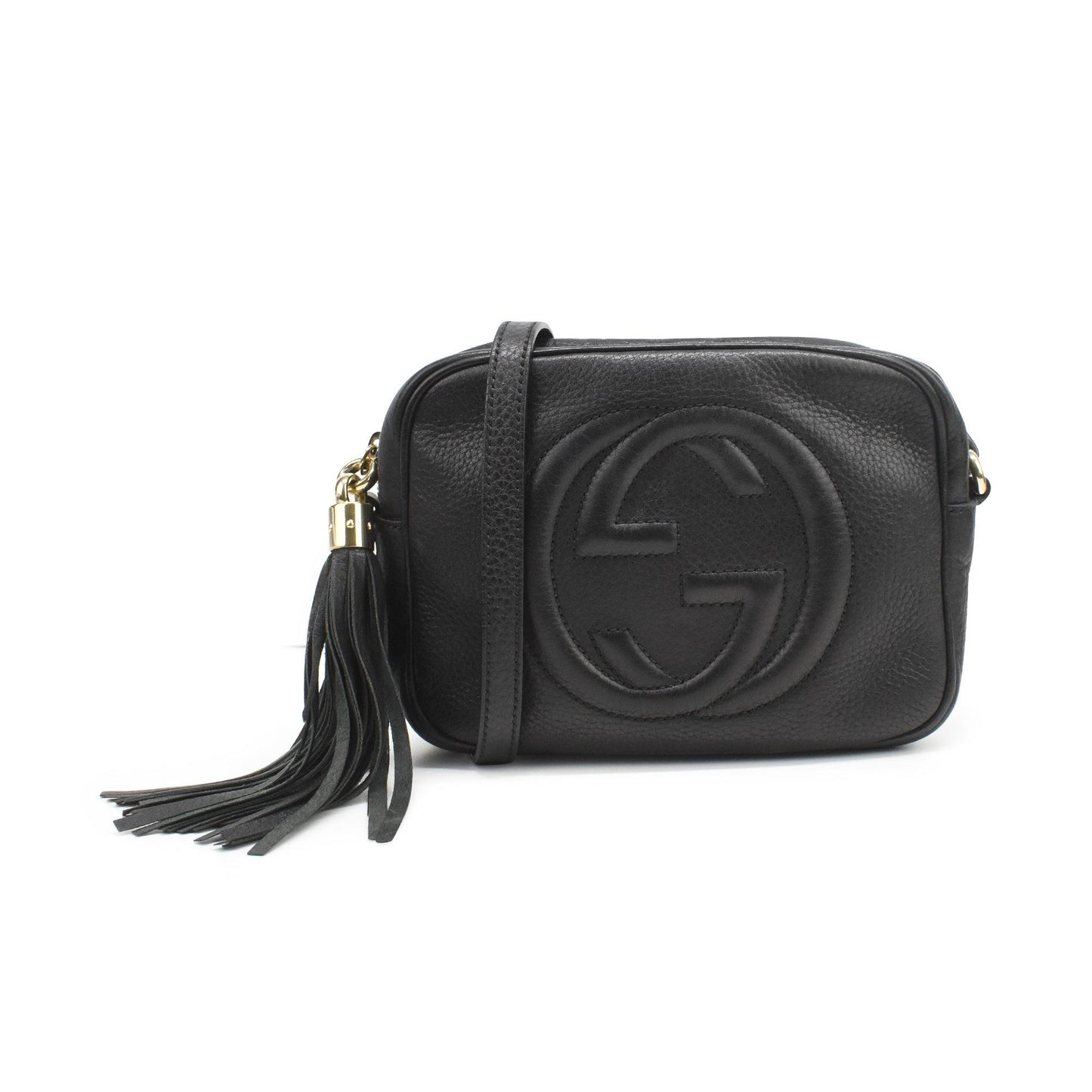 Gucci Lou Leather Canvas Crossbody