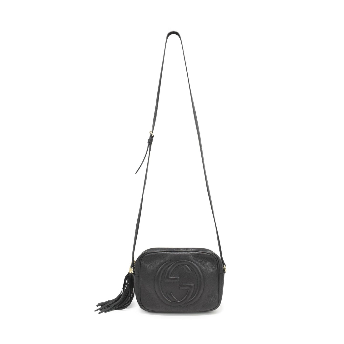 Gucci Lou Leather Canvas Crossbody