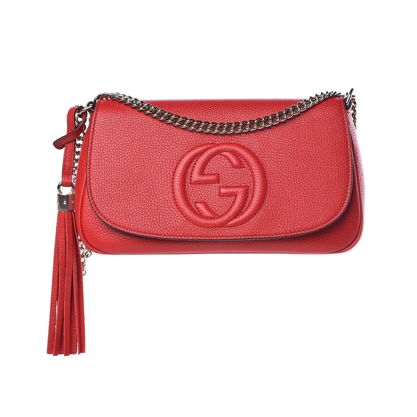 Gucci Monogram Chain Leather Crossbody