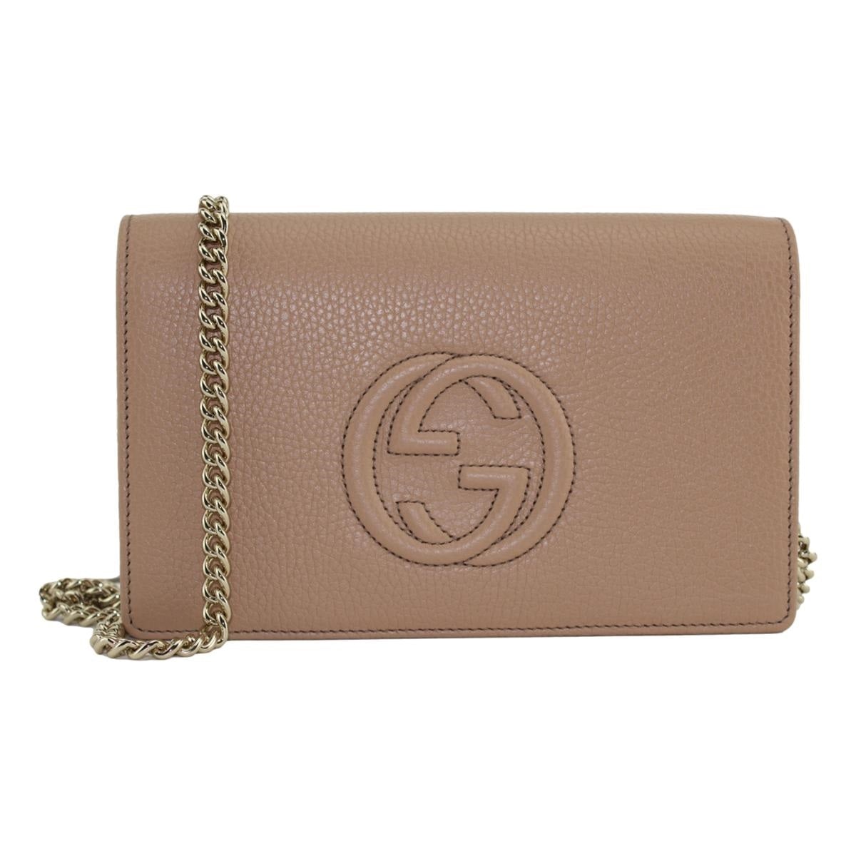 Gucci Chain Leather Crossbody