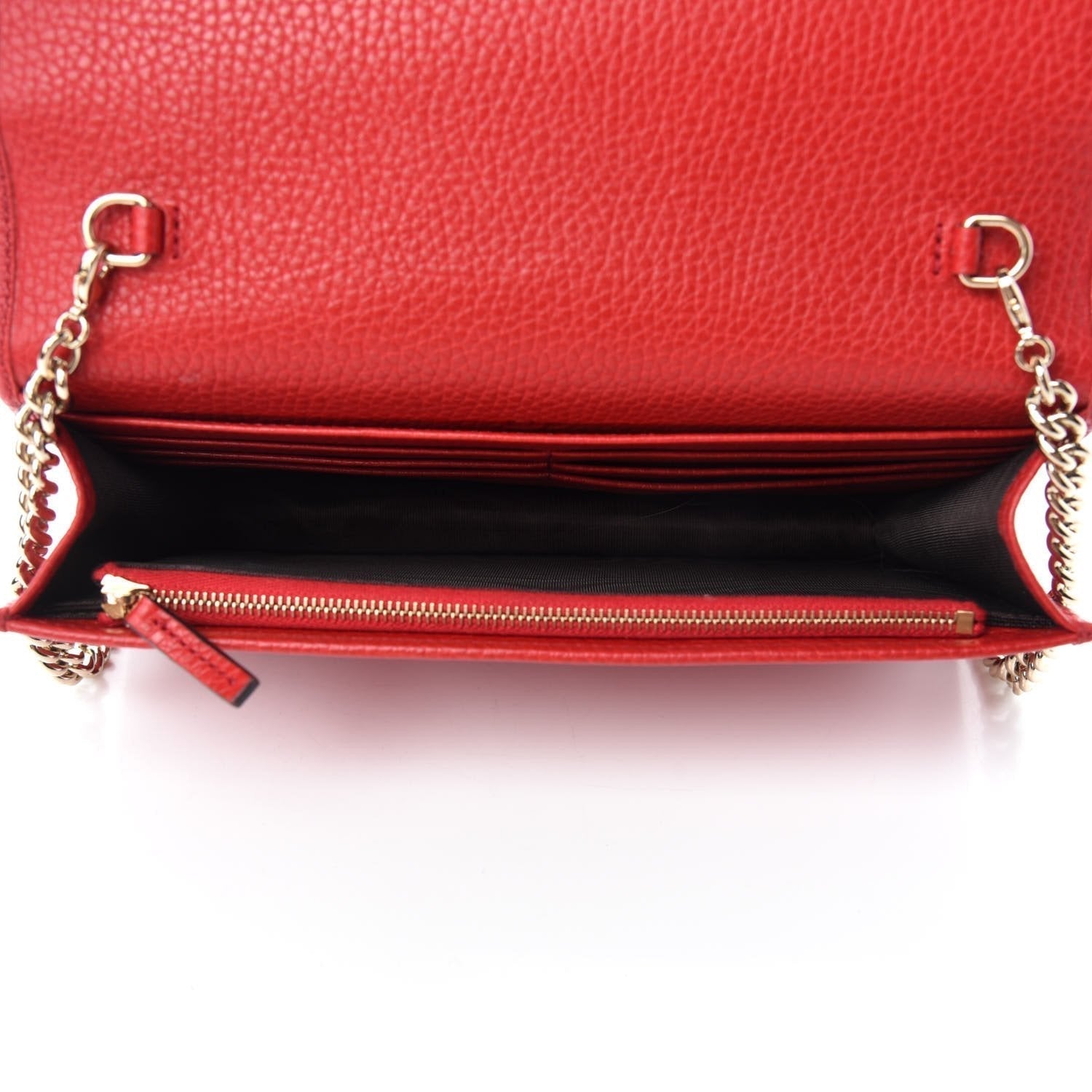 Gucci Monogram Chain Leather Crossbody