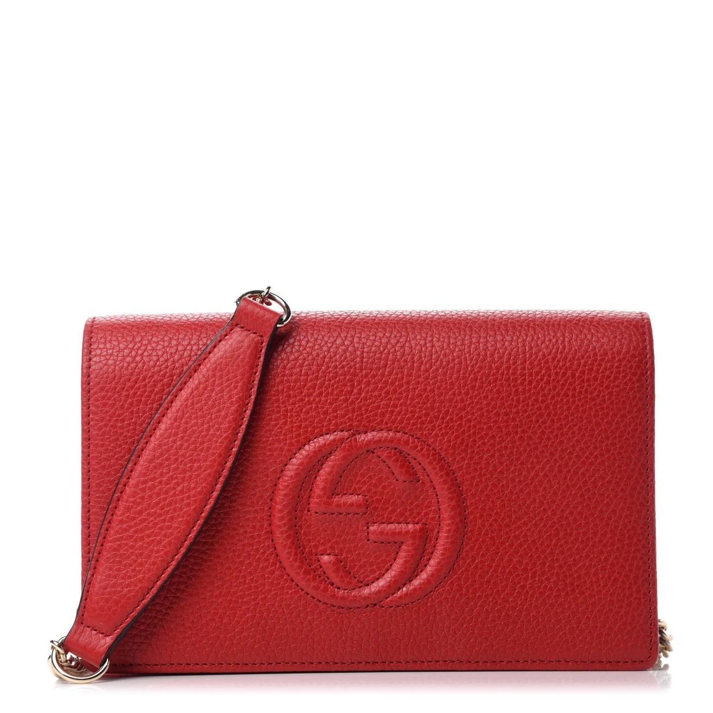 Gucci Monogram Chain Leather Crossbody