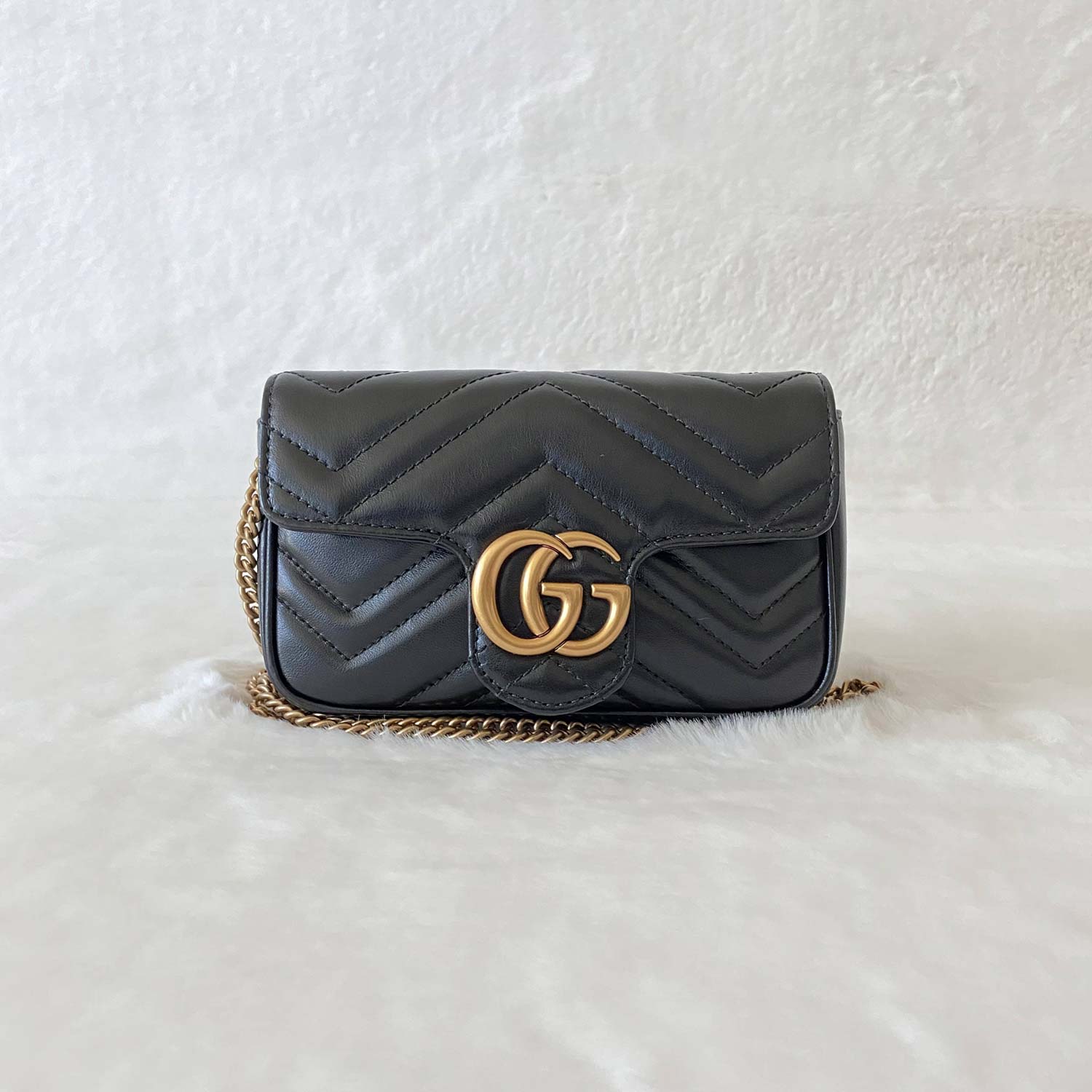 Gucci GG Marmont Leather Chain Shoulder Bag Style 13