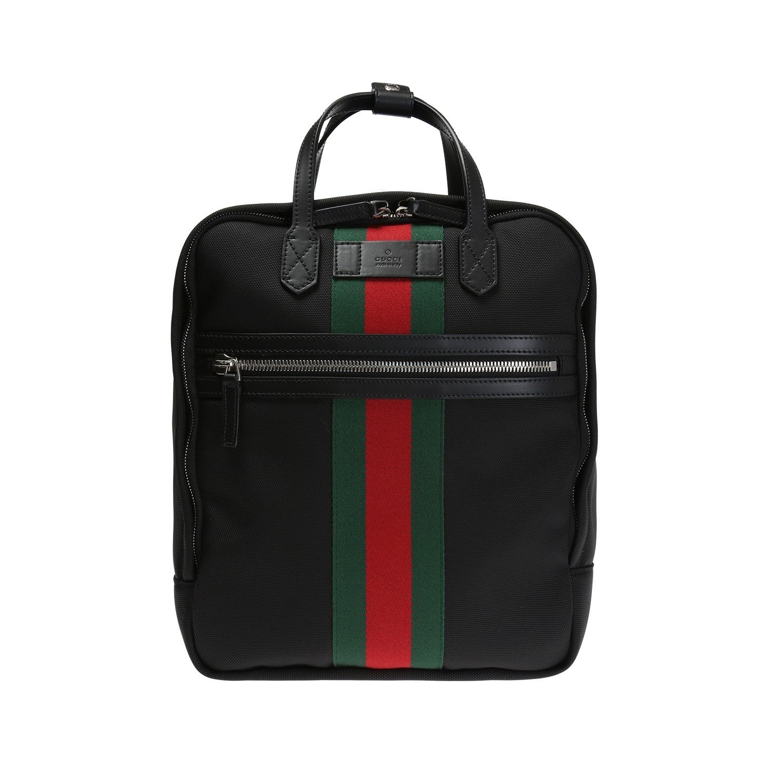 Gucci Monogram Nylon Leather Canvas Crossbody