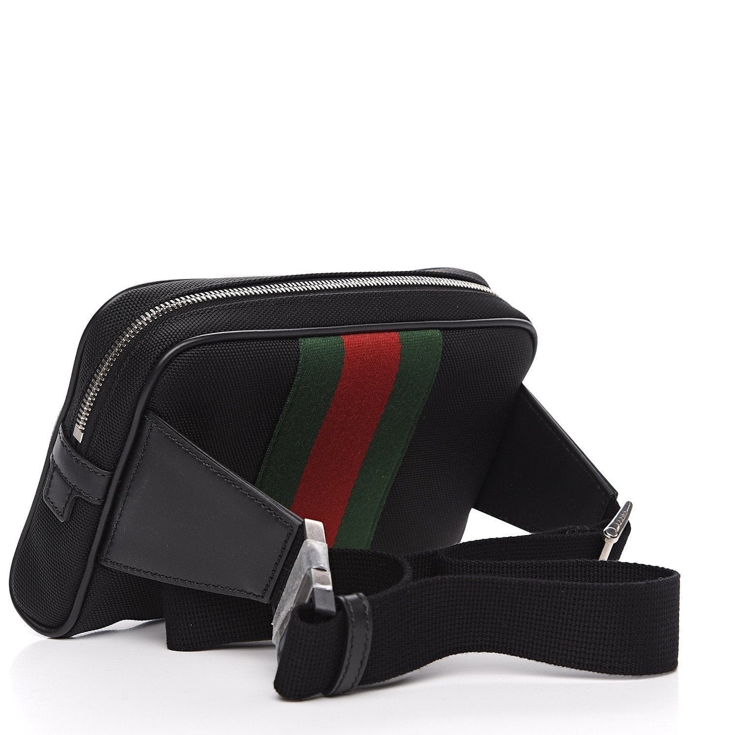 Gucci Monogram Nylon Leather Canvas Crossbody
