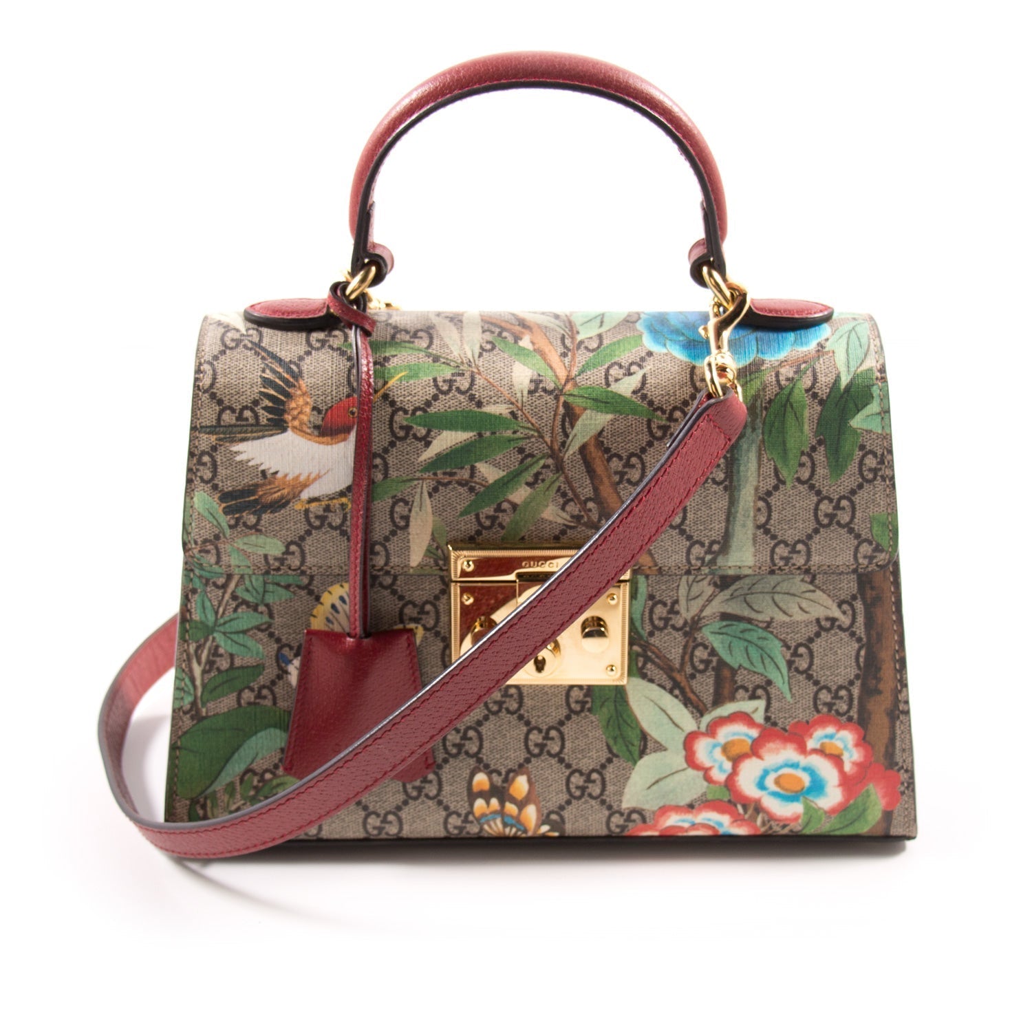 Gucci GG Supreme Leather Canvas Shoulder Bag Style 5
