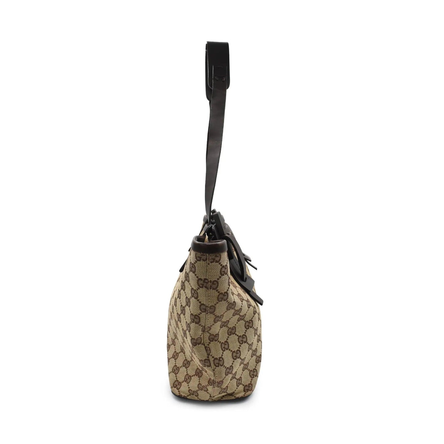 Gucci Monogram Leather Canvas Tote