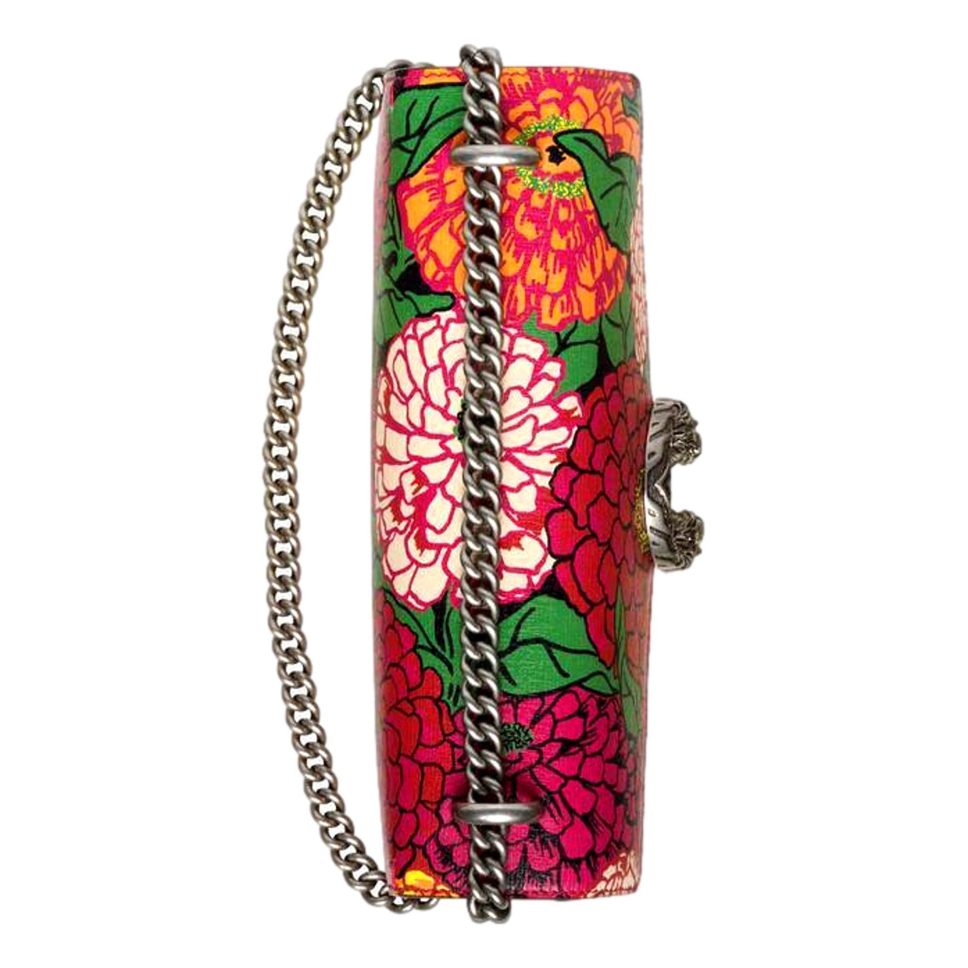 Gucci Monogram Chain Leather Crossbody
