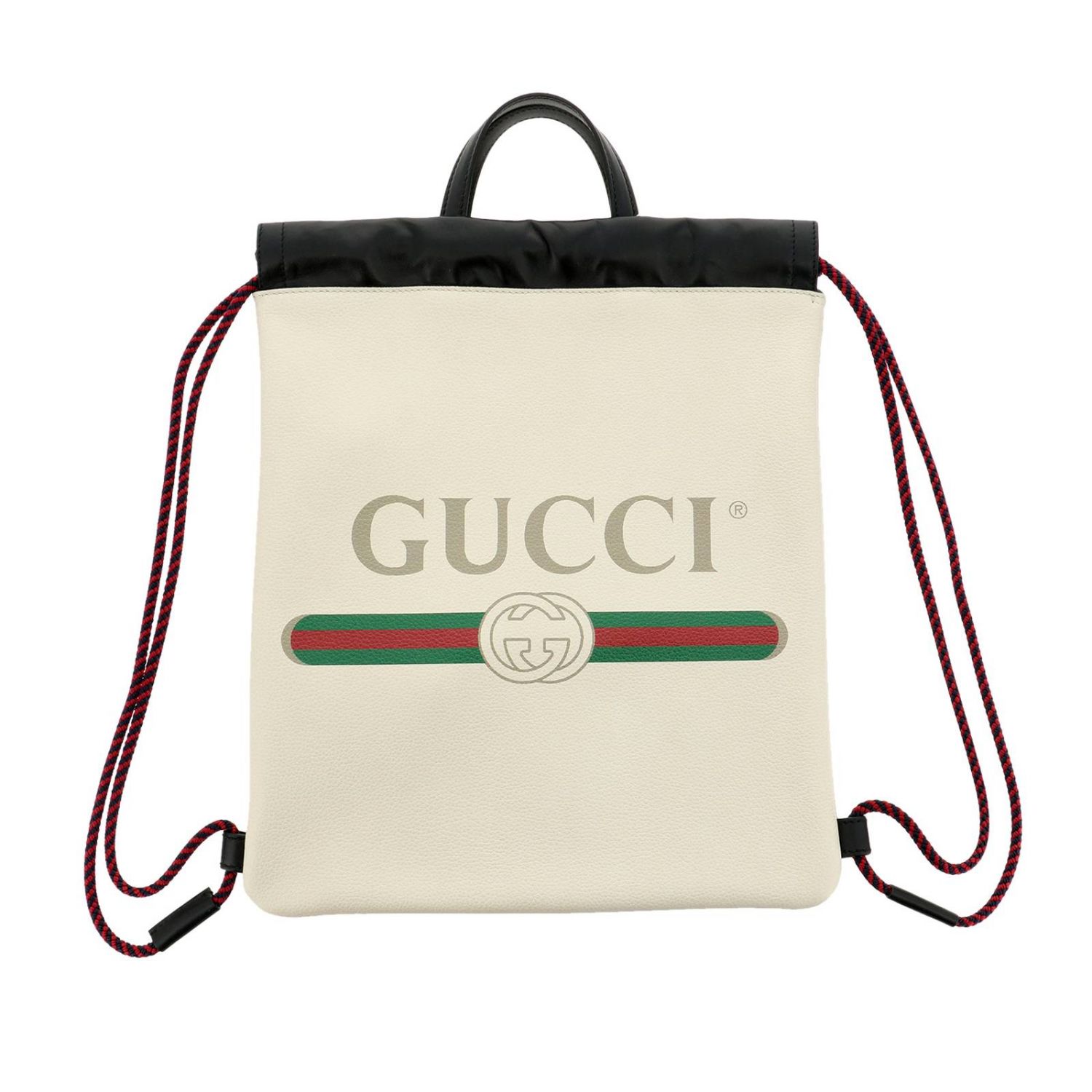 Gucci Monogram Leather Top Handle Tote