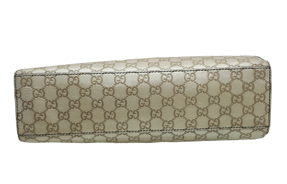 Gucci Monogram Leather Shoulder Bag