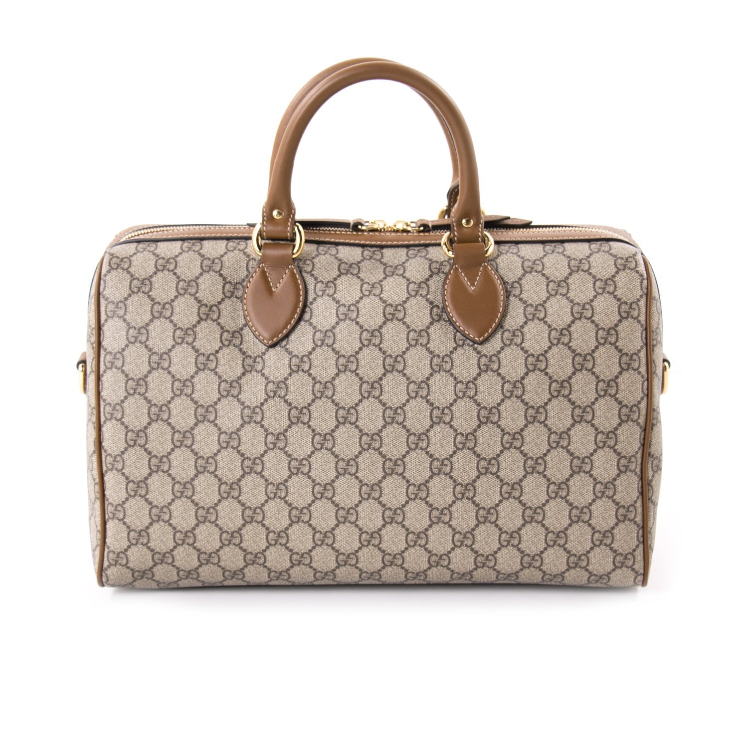 Gucci GG Supreme Leather Canvas Shoulder Bag Style 6