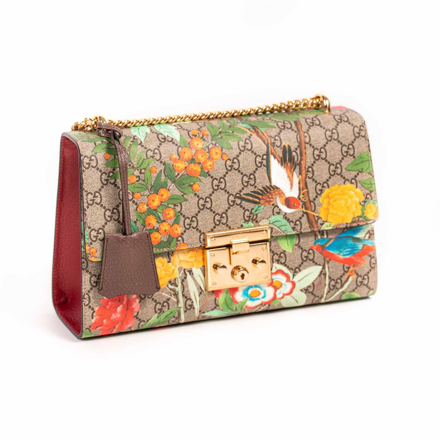Gucci GG Supreme Leather Chain Shoulder Bag Style 2
