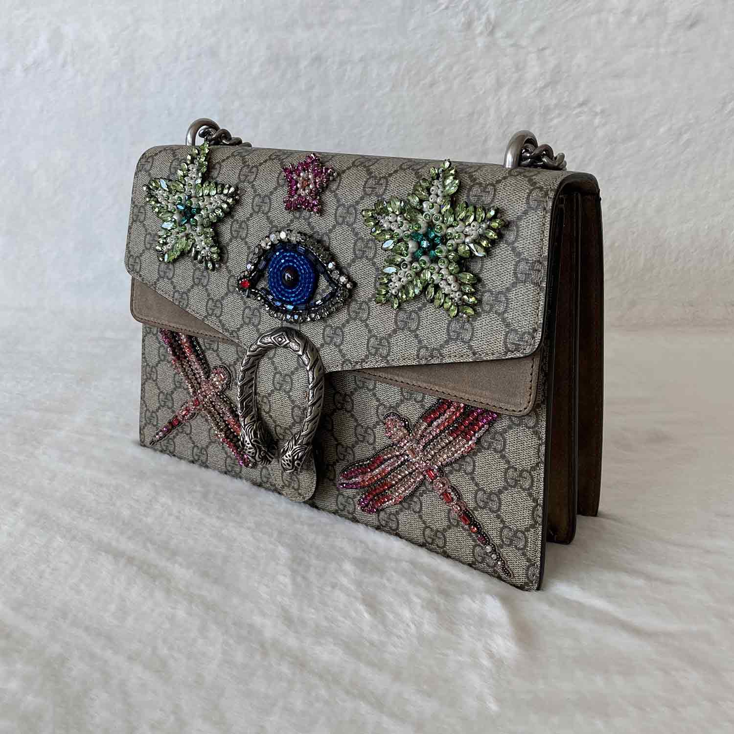 Gucci Dionysus Canvas Chain Handbag