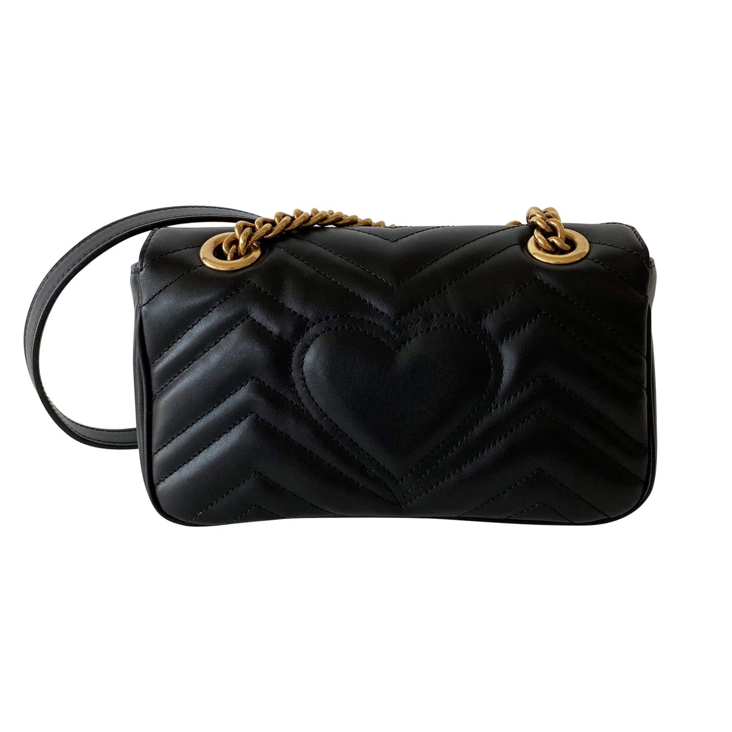 Gucci GG Marmont Leather Chain Shoulder Bag Style 6