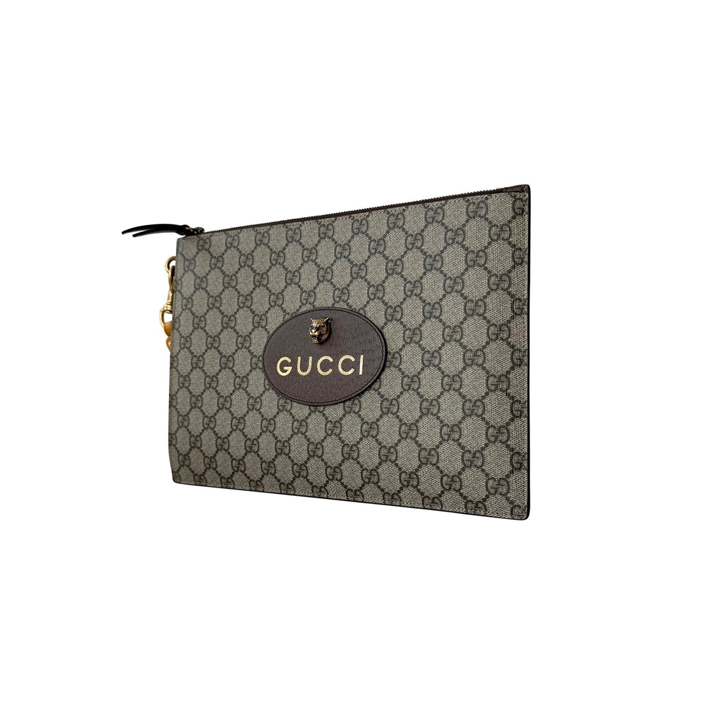 Gucci Leather Canvas Clutch Style 2