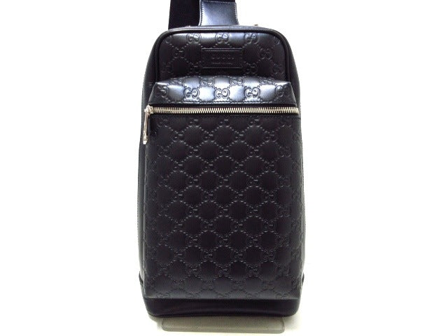 Gucci Nylon Leather Shoulder Bag