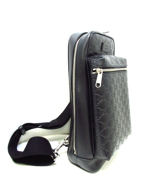 Gucci Nylon Leather Shoulder Bag