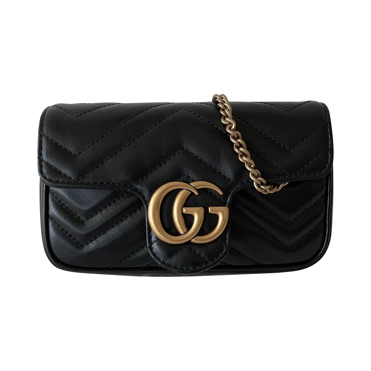 Gucci GG Marmont Leather Chain Shoulder Bag Style 11