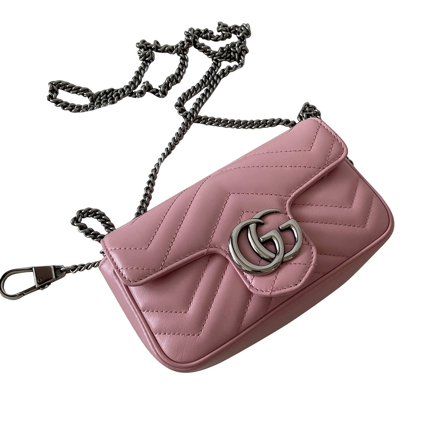 Gucci GG Marmont Leather Chain Shoulder Bag Style 8