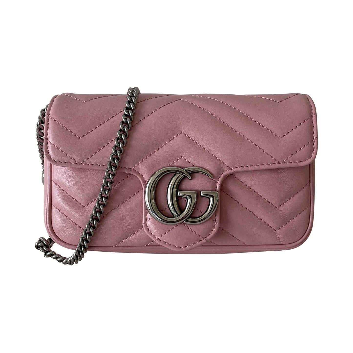 Gucci GG Marmont Leather Chain Shoulder Bag Style 8
