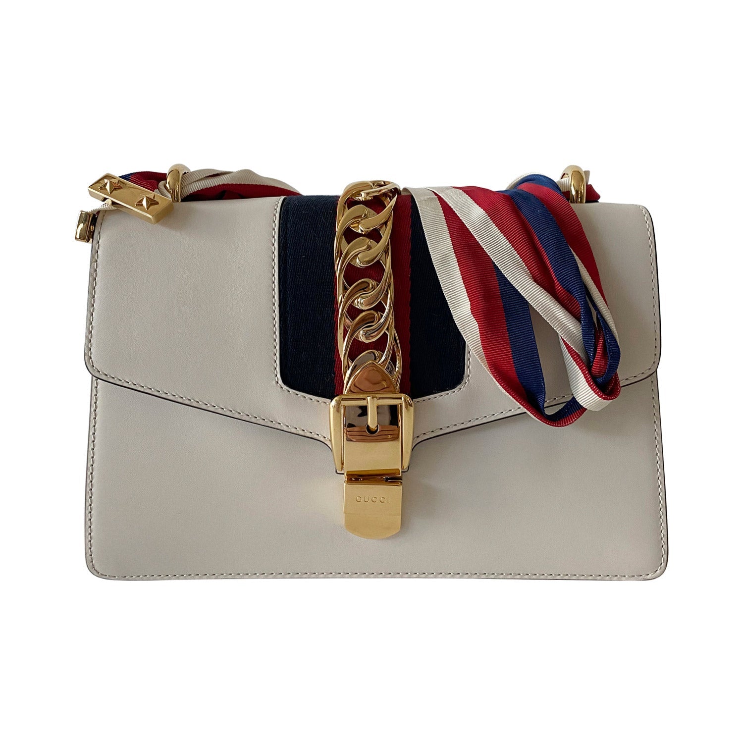 Gucci Sylvie Leather Chain Shoulder Bag Style 2