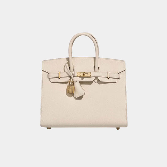 Birkin 25 Epsom Craie GHW