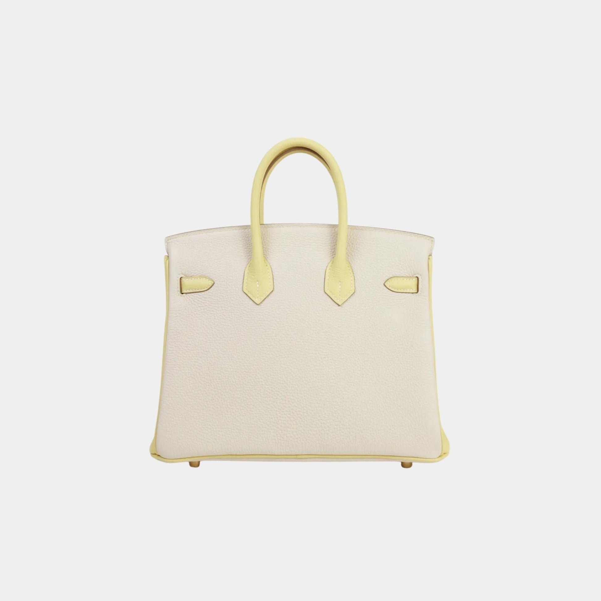 Birkin 25 HSS Togo Craie/ Jaune Poussin PBHW