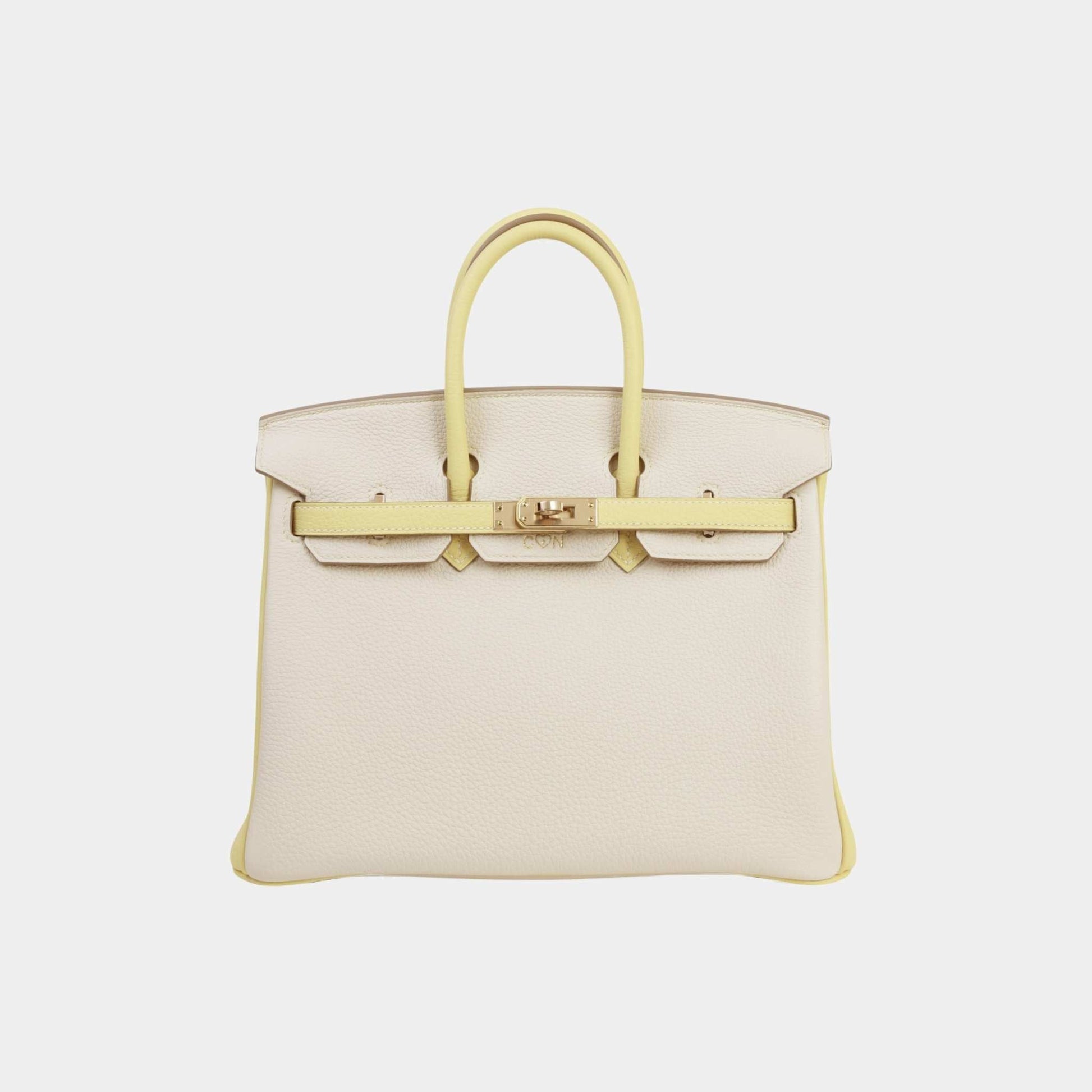 Birkin 25 HSS Togo Craie/ Jaune Poussin PBHW