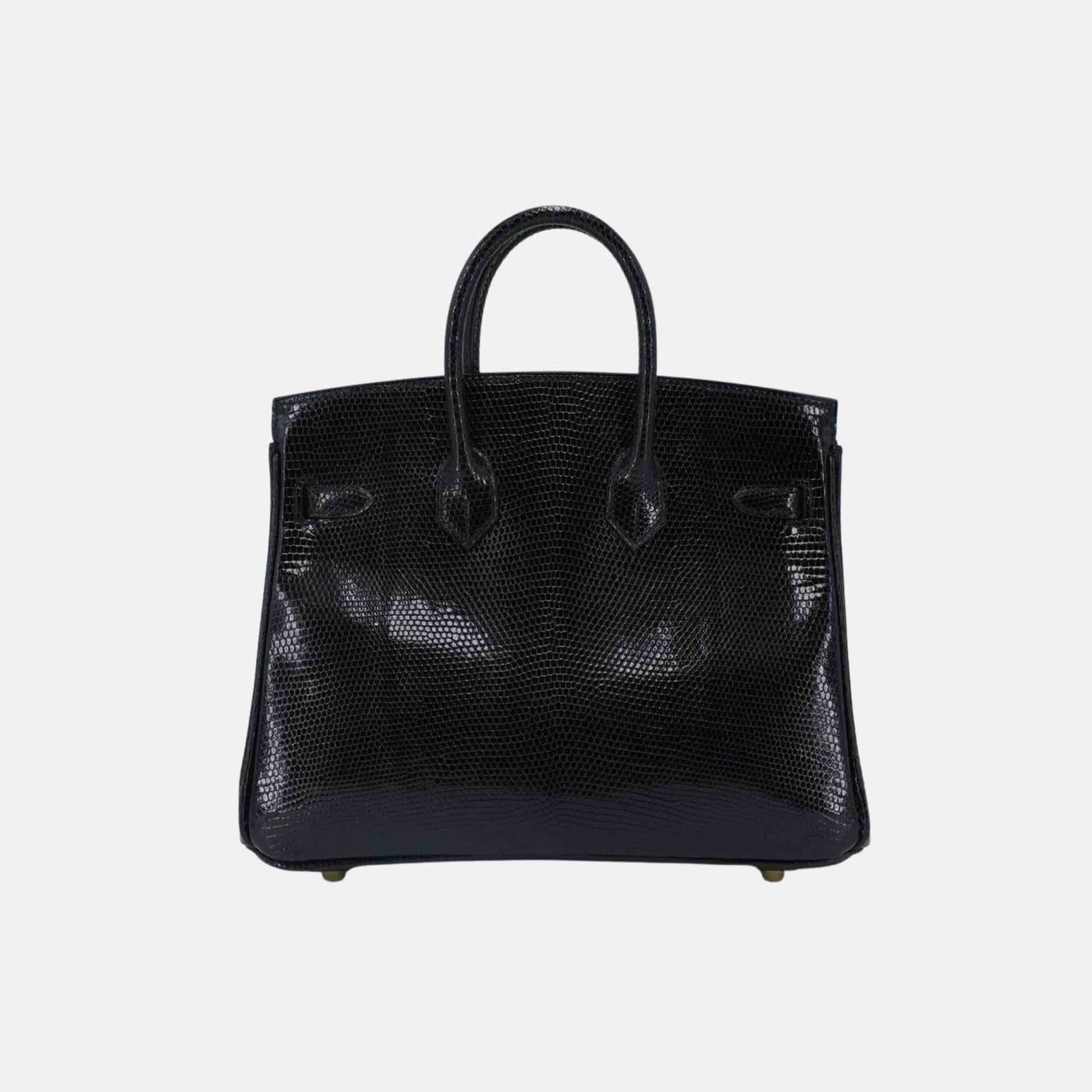 Birkin 25 Lizard Black GHW