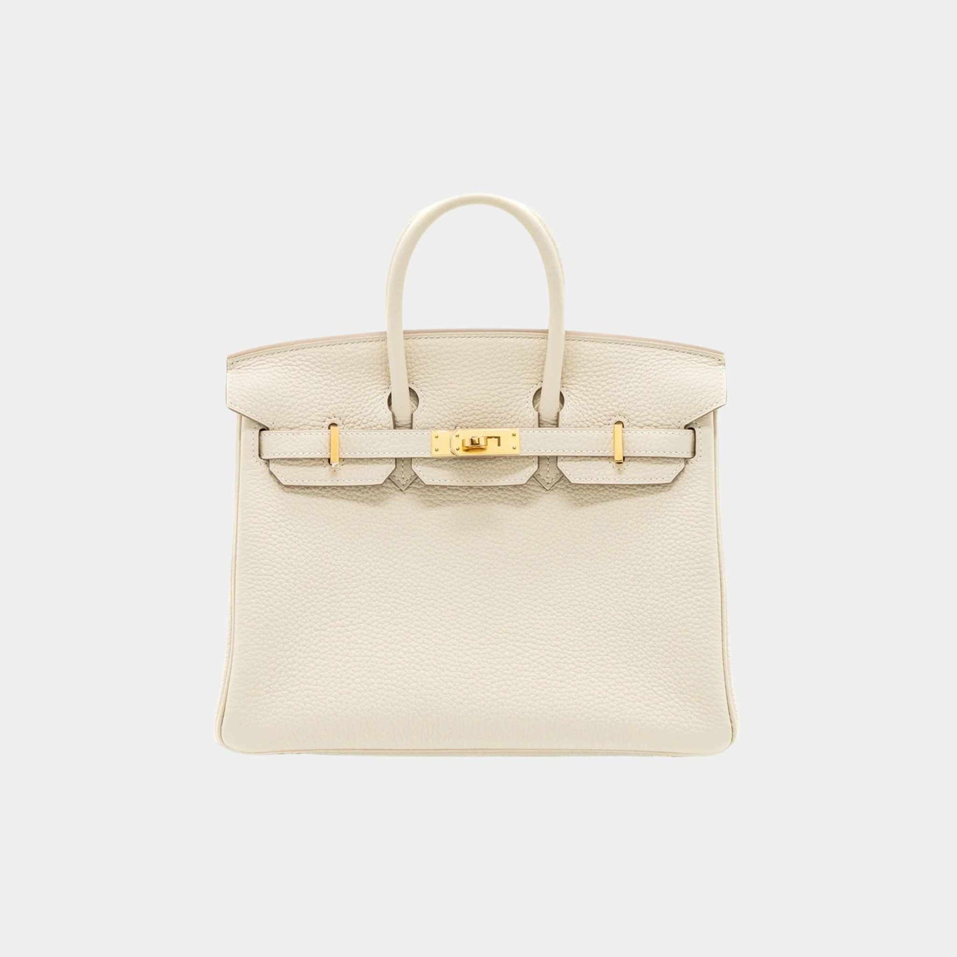 Birkin 25 Togo Craie GHW