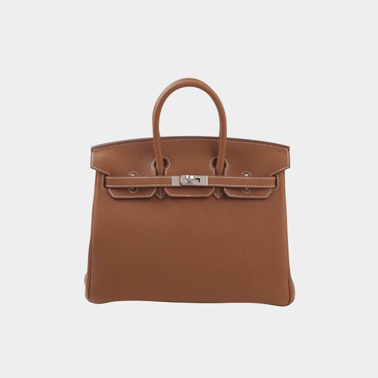 Birkin 25 Togo Gold/ Gris Misty PHW