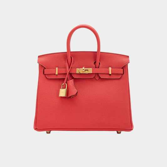 Birkin 25 Togo Tomato Rouge