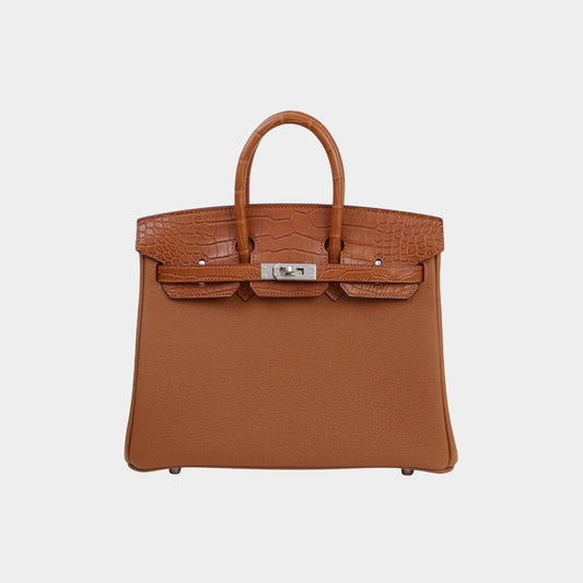 Birkin 25 Touch Matte Alligator Togo PHW