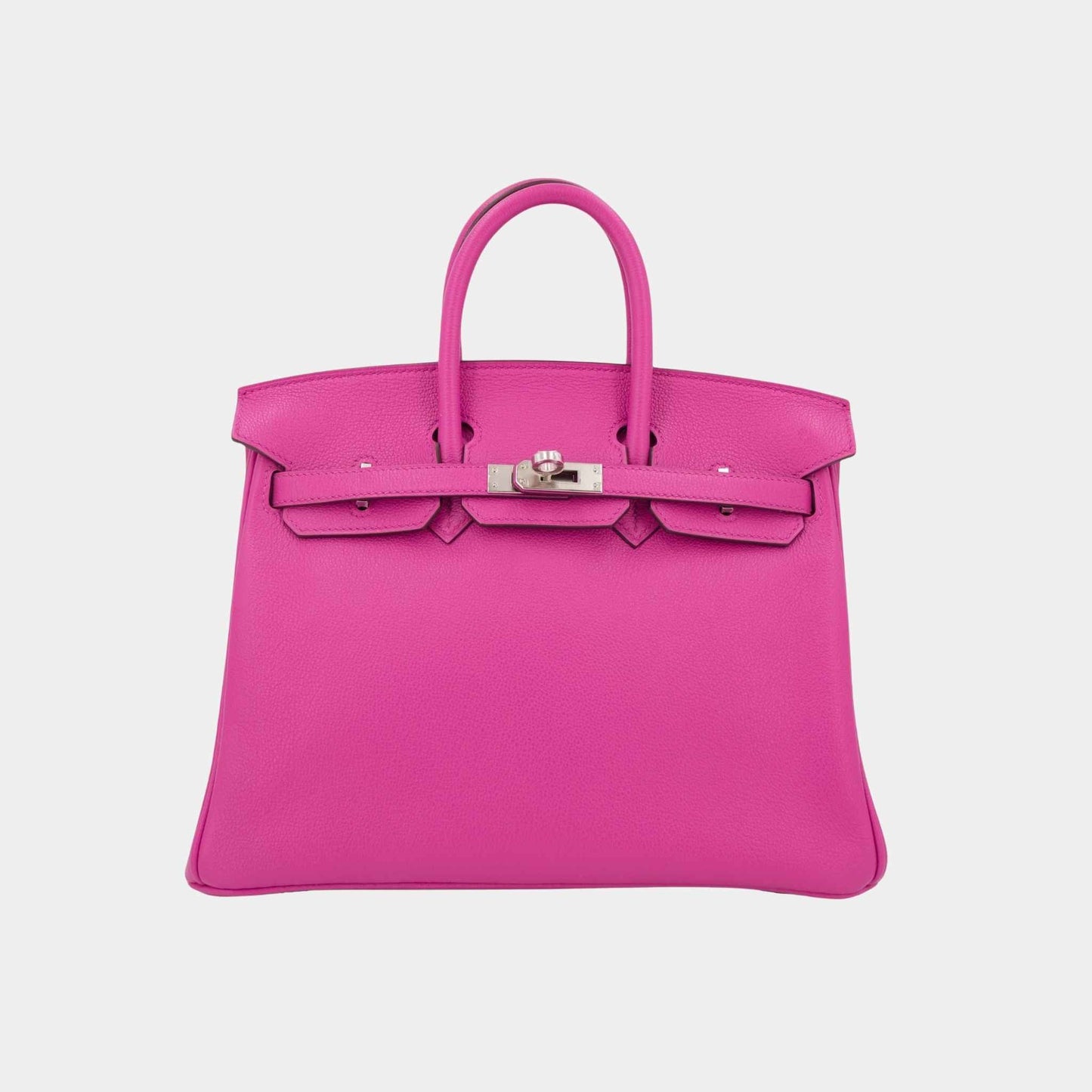 Birkin 25 Verso Taurillion Novillo Magnolia/ Capucine PHW