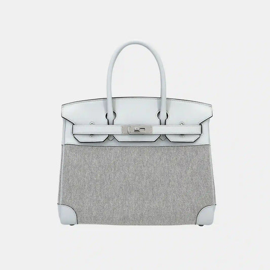 Birkin 30 Canvas-Swift Gris Platine PHW