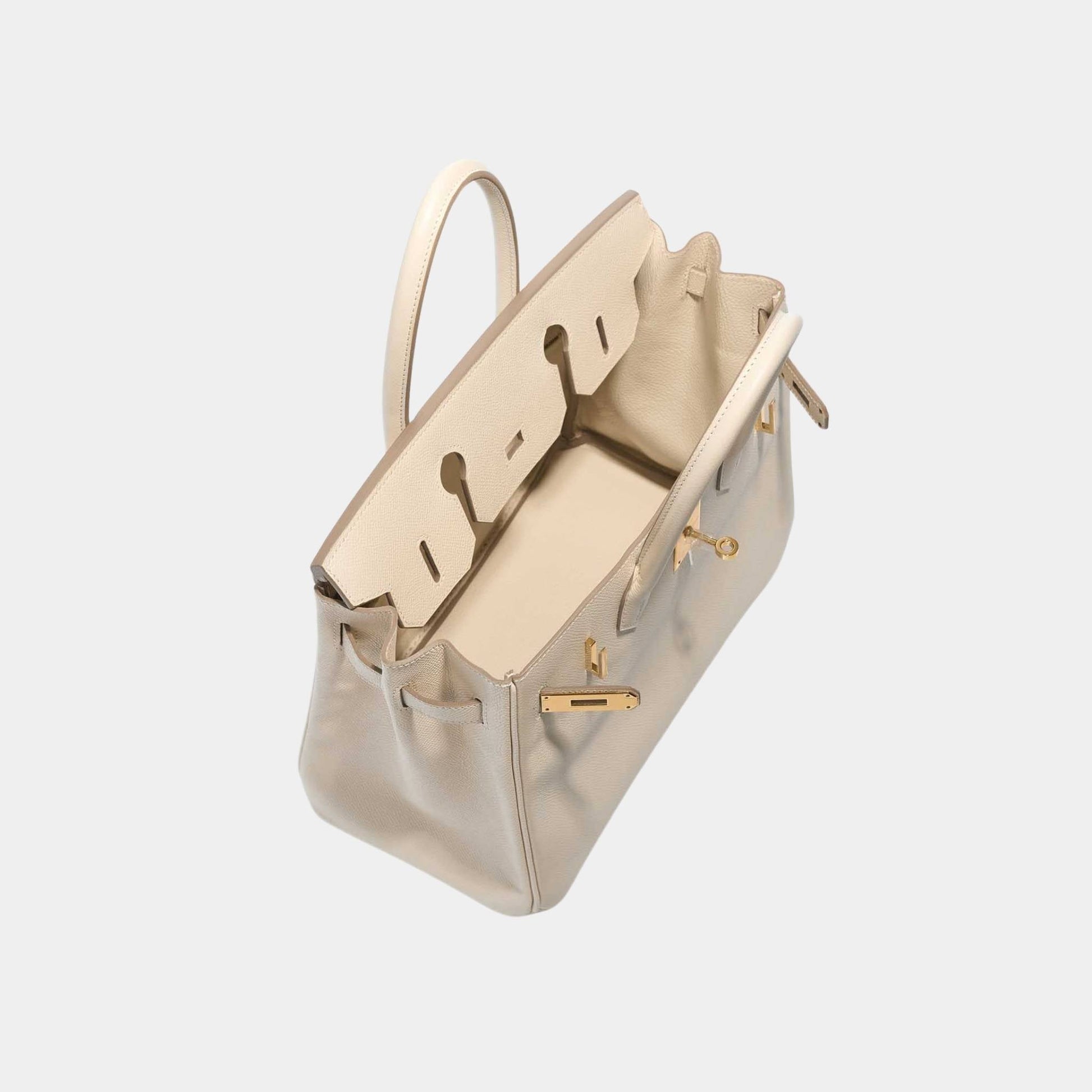 Birkin 30 Epsom Craie GHW