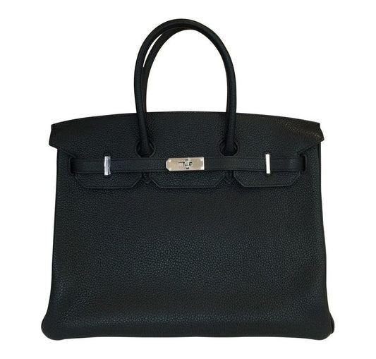 HermesBirkin 35 Black Togo Bag PHW