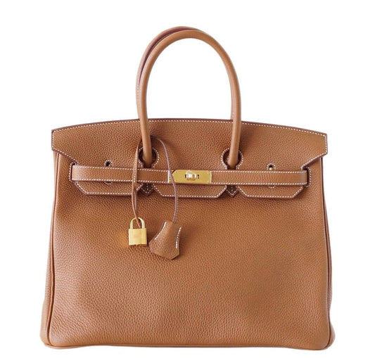 HermesTogo Birkin 35cm Gold Bag GHW