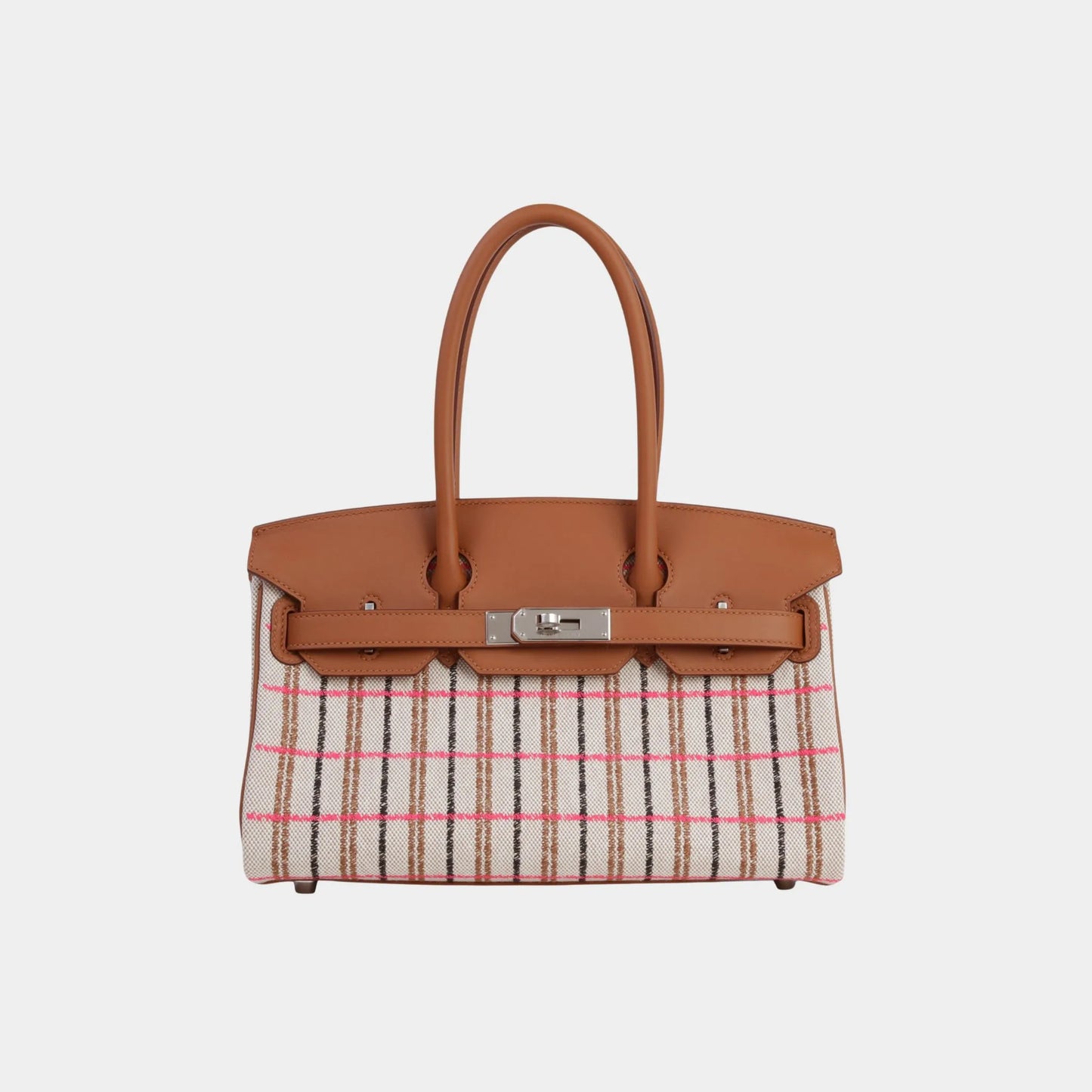 Birkin Shoulder Light 29 Swift-Toile H Canvas Gold PHW