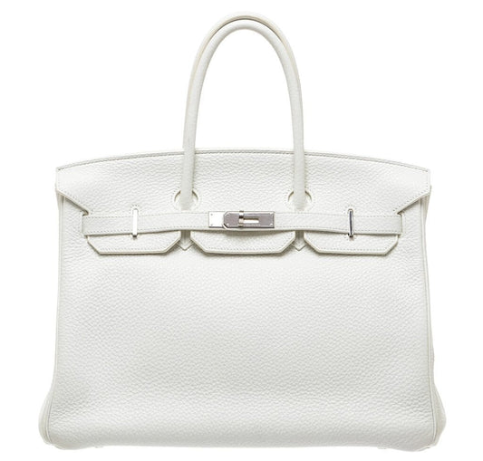 HermesTogo Birkin Bag 35cm White