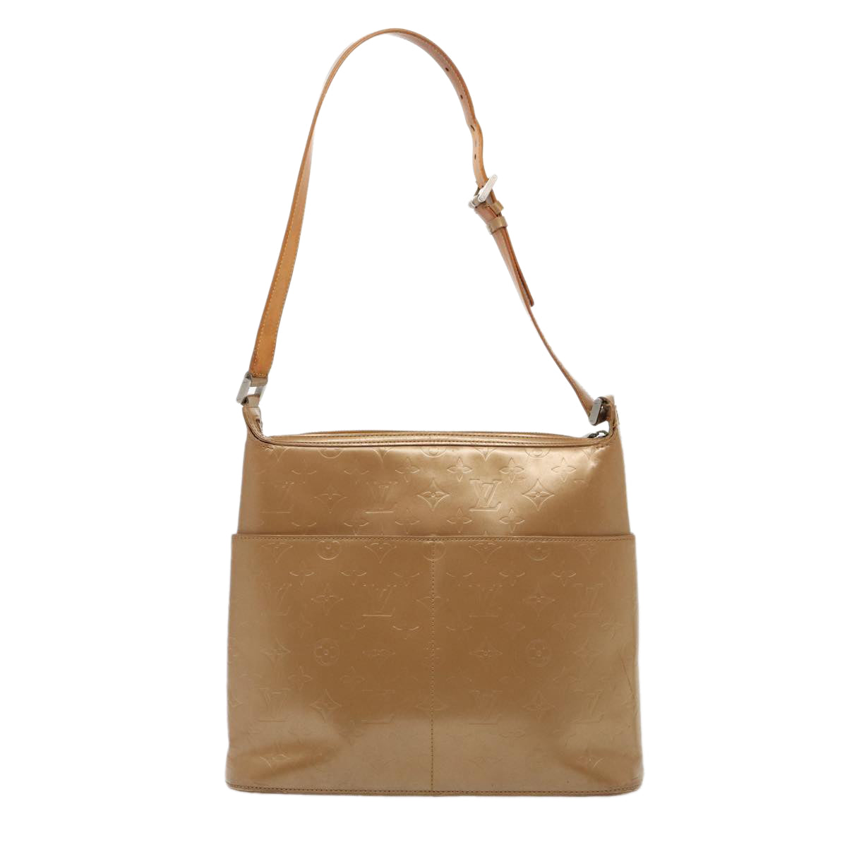 LOUIS VUITTON Monogram Mat Sutter Shoulder Bag Amble M55167 LV Auth hk1474
