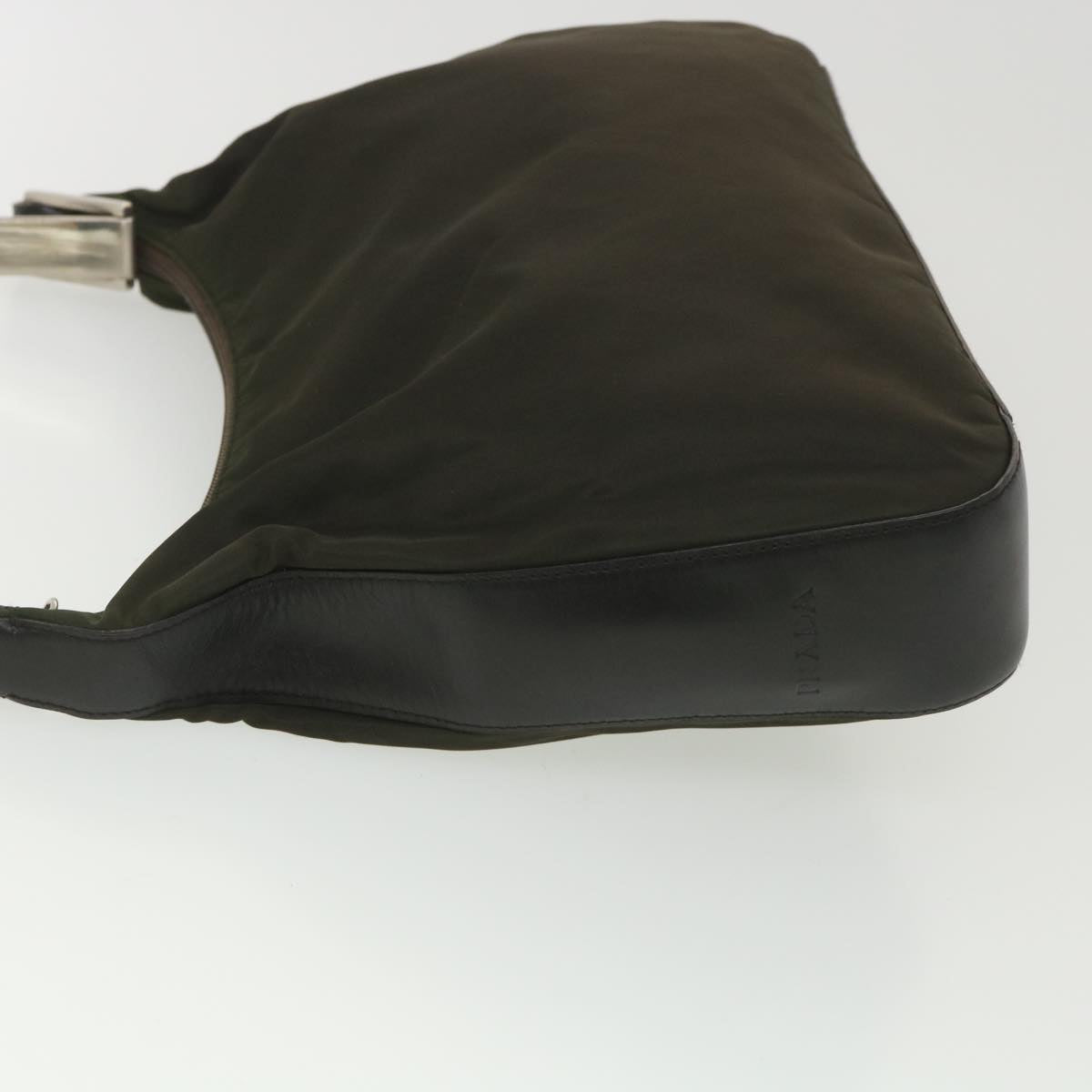 Prada Shoulder Bag Nylon Khaki