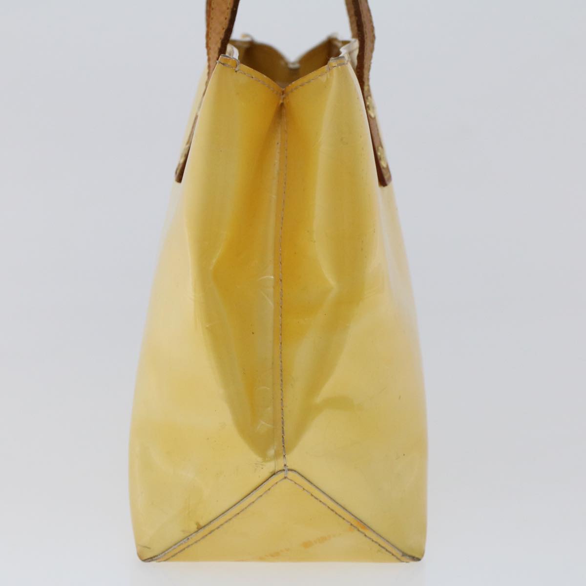 Louis Vuitton Monogram Vernis Reade PM Hand Bag Perle LV Auth hk740